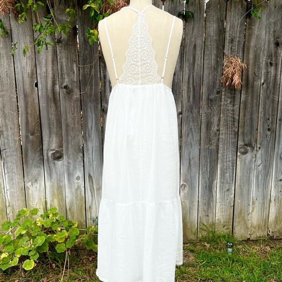 ❤️HP! White Gauze Midi Dress - Picture 16 of 16